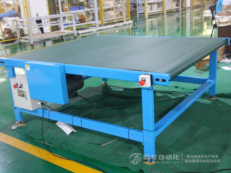 藍(lán)色碳鋼烤漆大線結(jié)構(gòu)皮帶輸送機