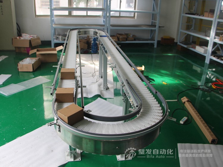 環(huán)形轉(zhuǎn)彎塑料鏈板線