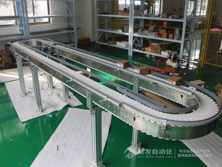 環(huán)形轉(zhuǎn)彎塑料鏈板線