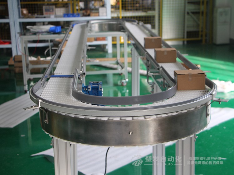 環(huán)形轉(zhuǎn)彎塑料鏈板線