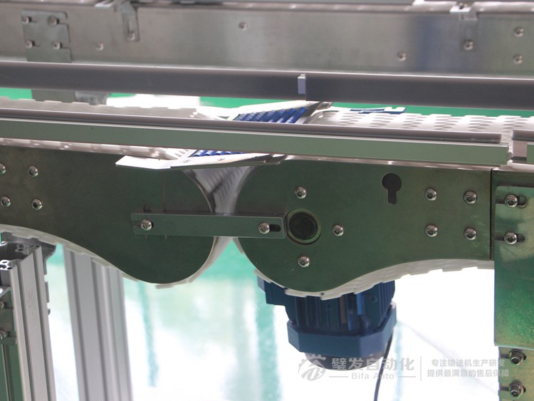 環(huán)形轉(zhuǎn)彎塑料鏈板線